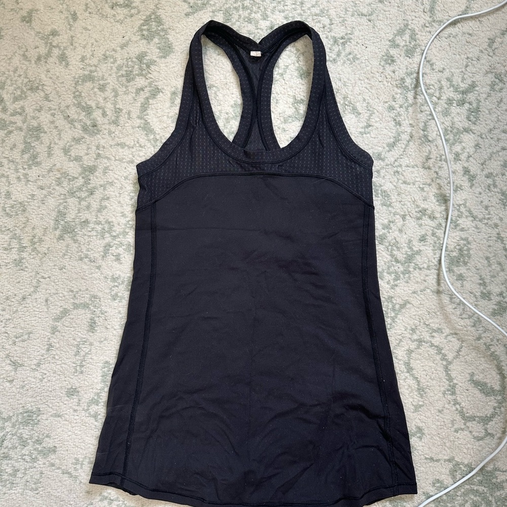 Black Racerback Tank Top